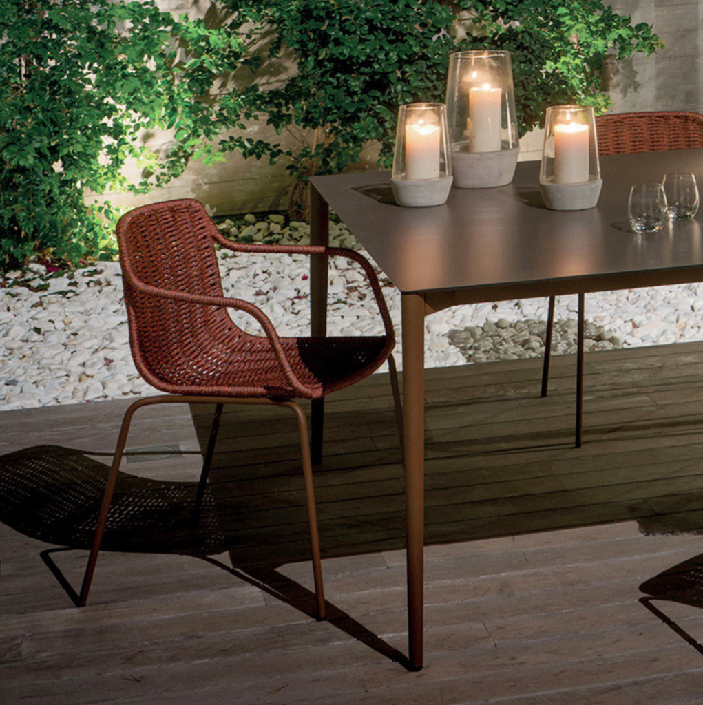 Lapala silla con reposabrazos exterior