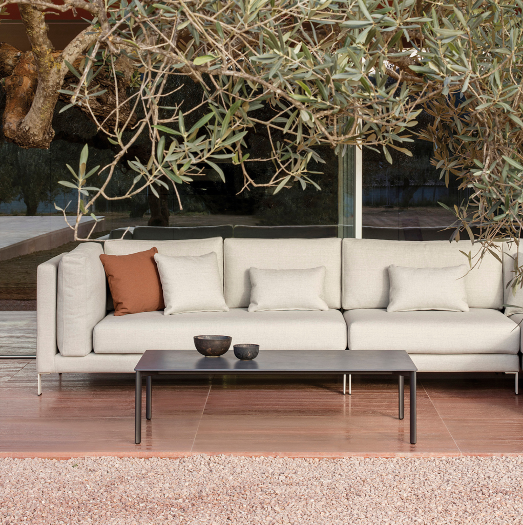 Bare mesa de rectangular centro exterior