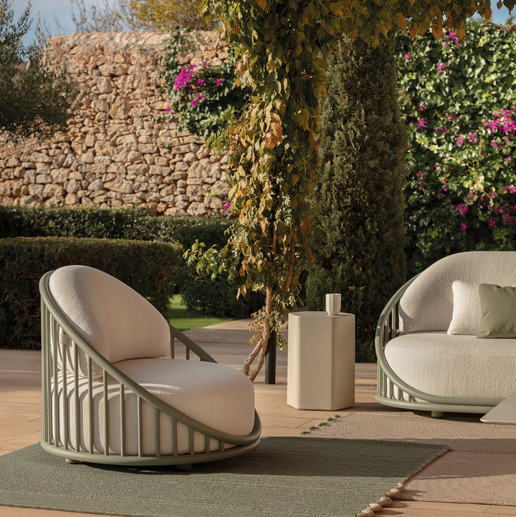 Sillón Cask exterior