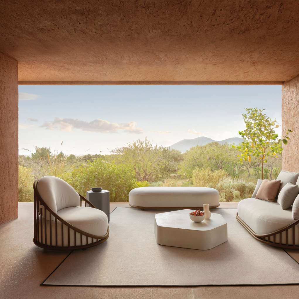 Sillón Cask exterior