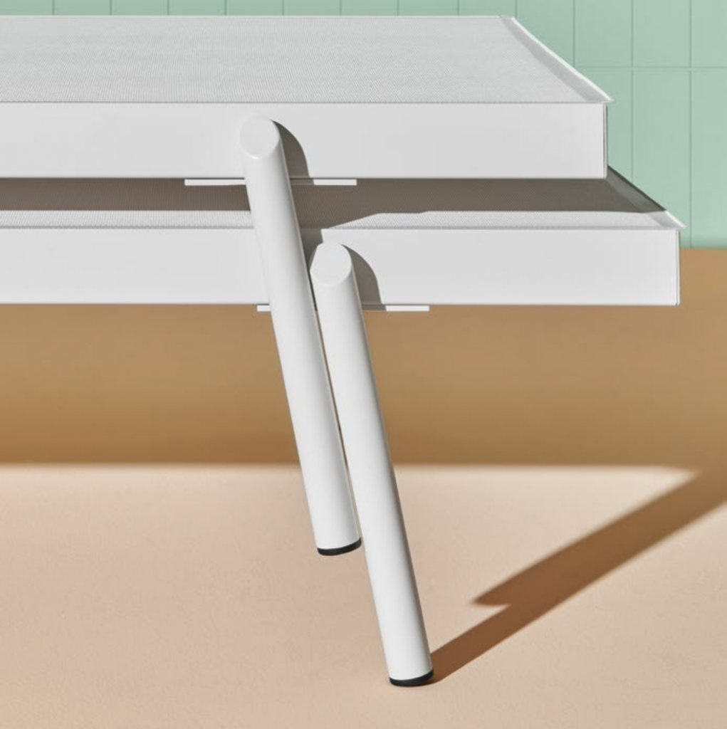 Tumbona de aluminio Rail