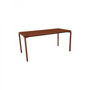 Mesa comedor CALVI de aluminio para exterior