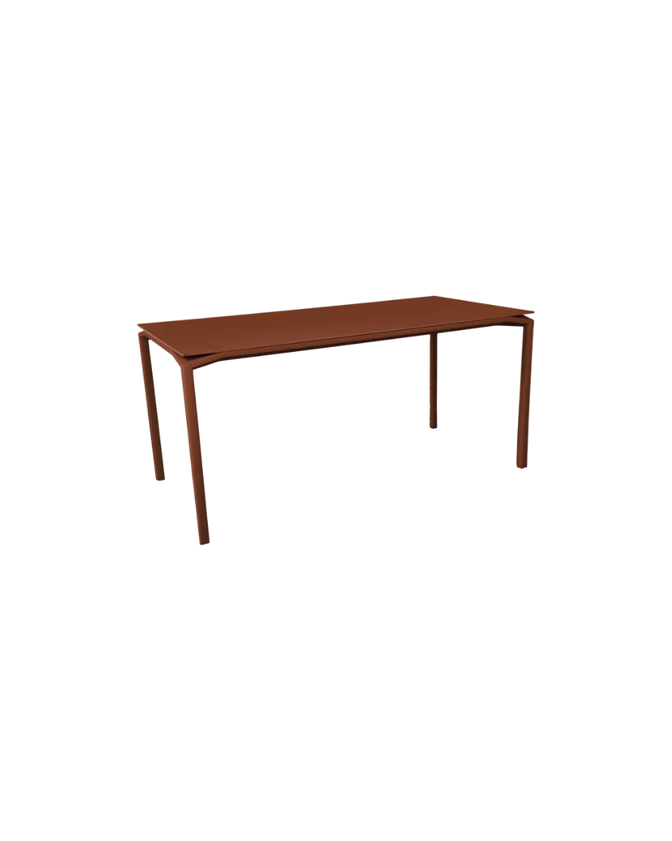 Mesa comedor CALVI de aluminio para exterior
