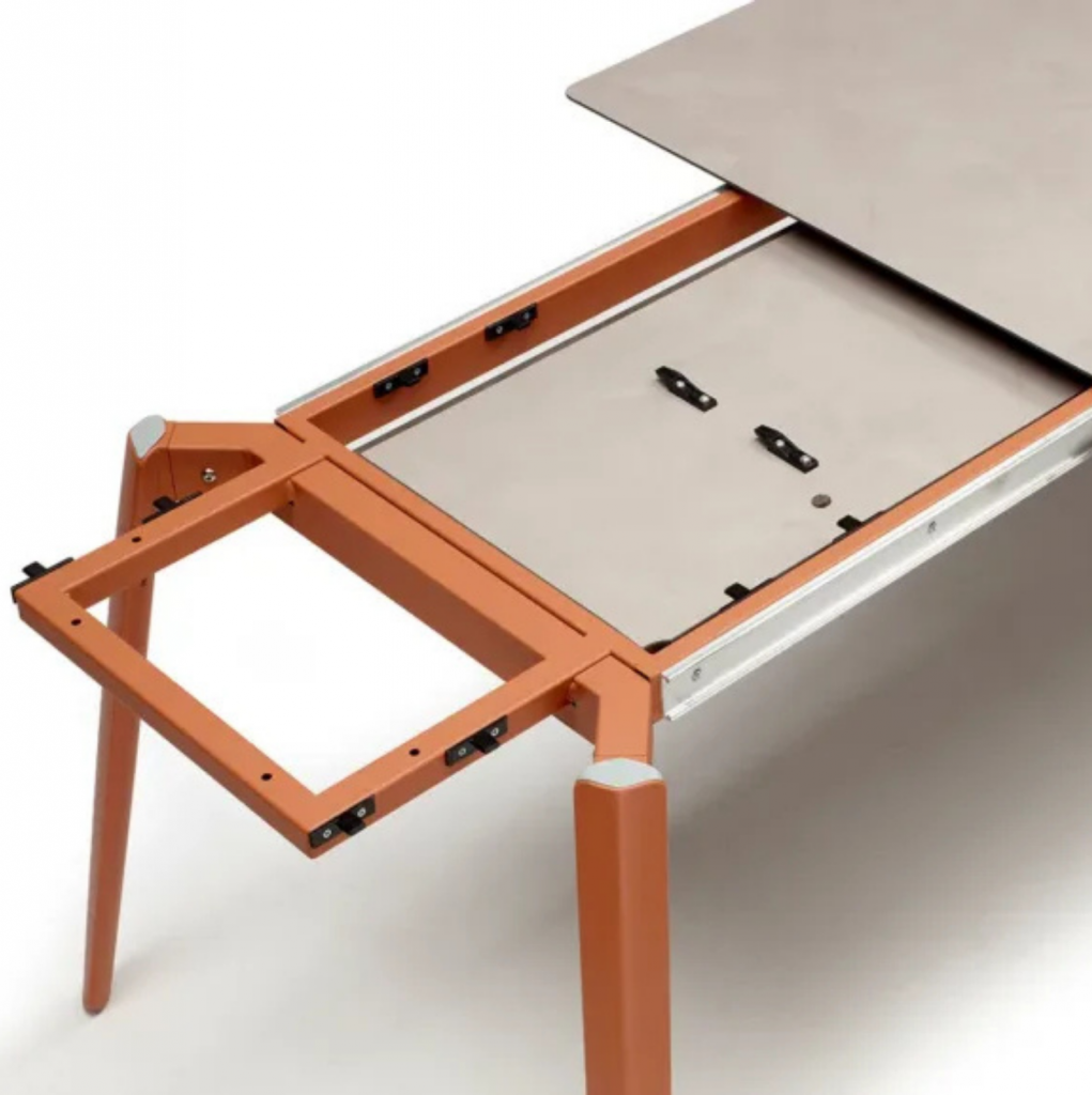 Mesa comedor extensible Squid para exterior
