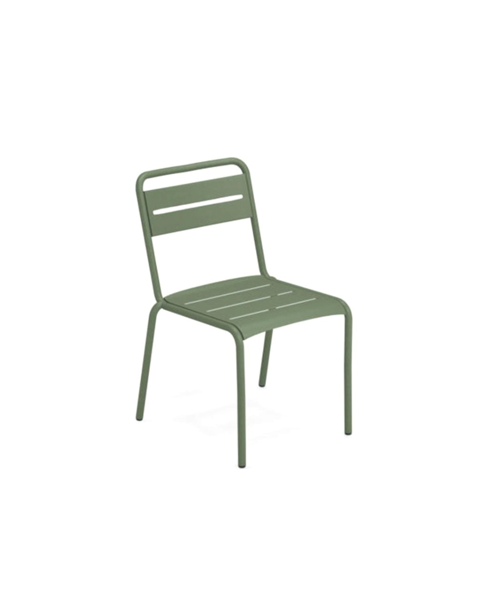 Silla Star de aluminio para exterior