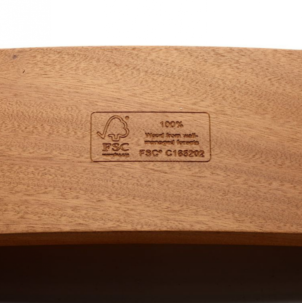 Silla comedor de madera para exterior