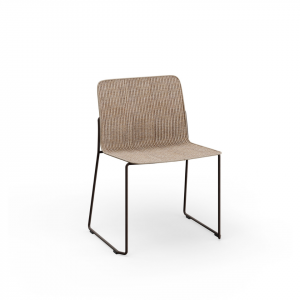 Silla comedor fibra para exterior