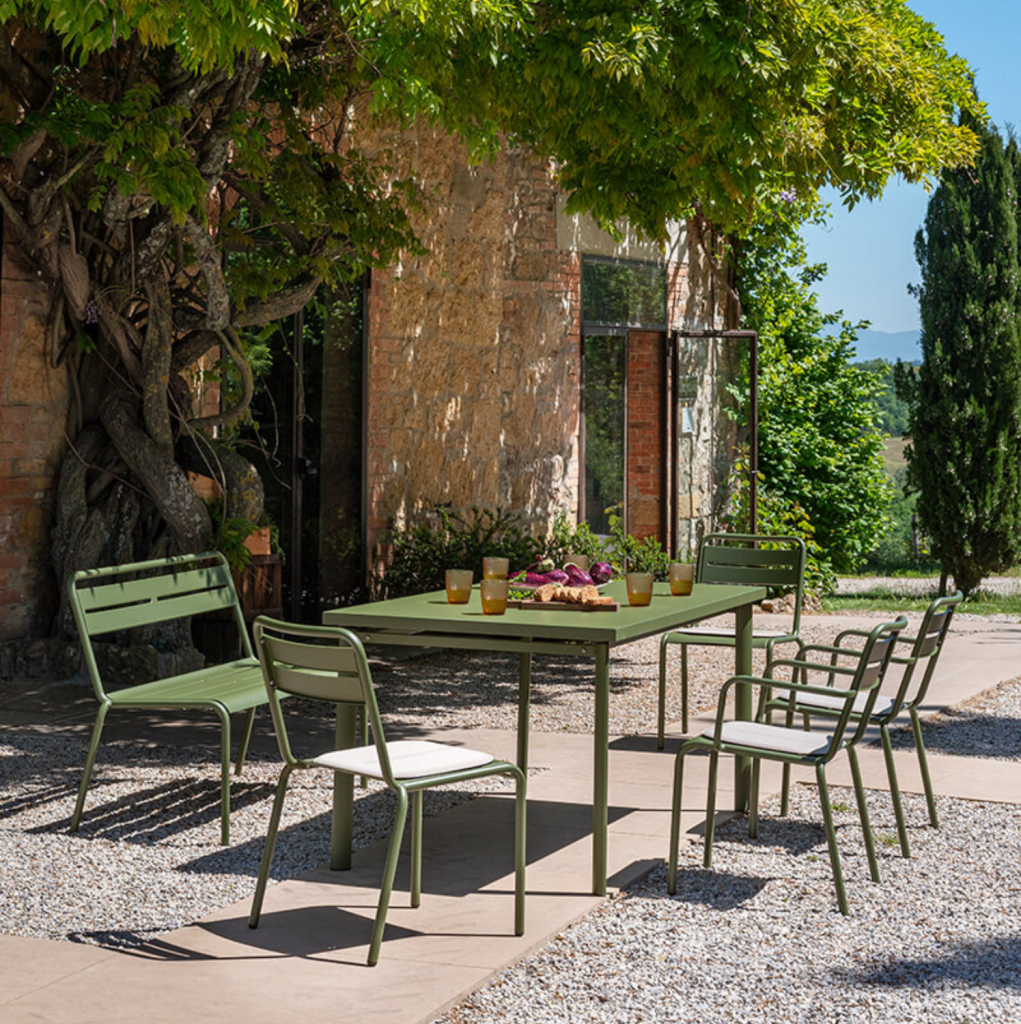 Silla Star de aluminio para exterior