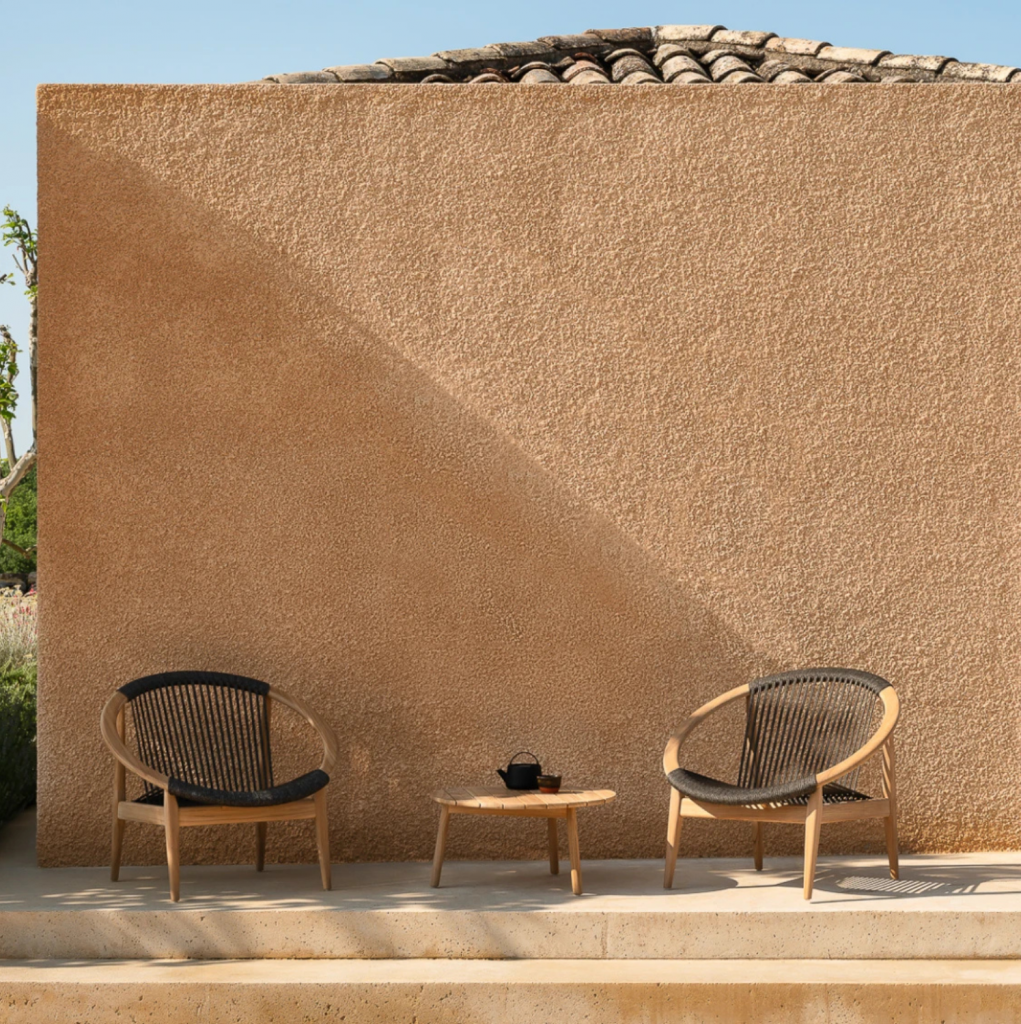 Sillón para exterior de teca Frida