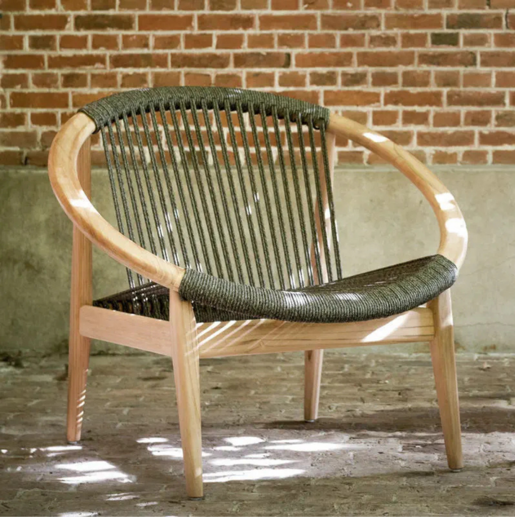 Sillón para exterior de teca Frida