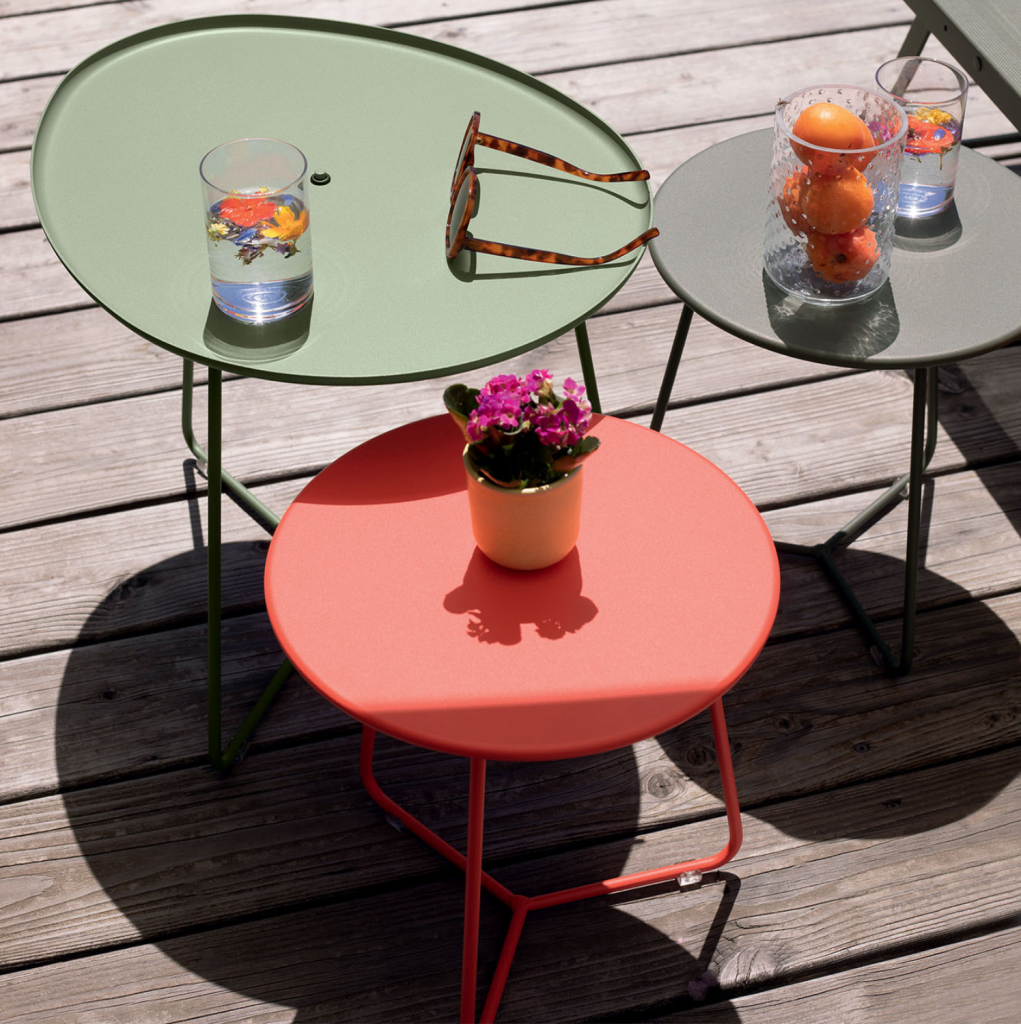 Mesa cocotte de acero Fermob