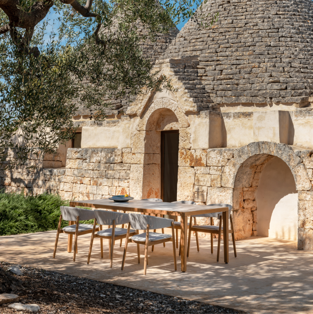 Silla comedor en teca para exterior Mona