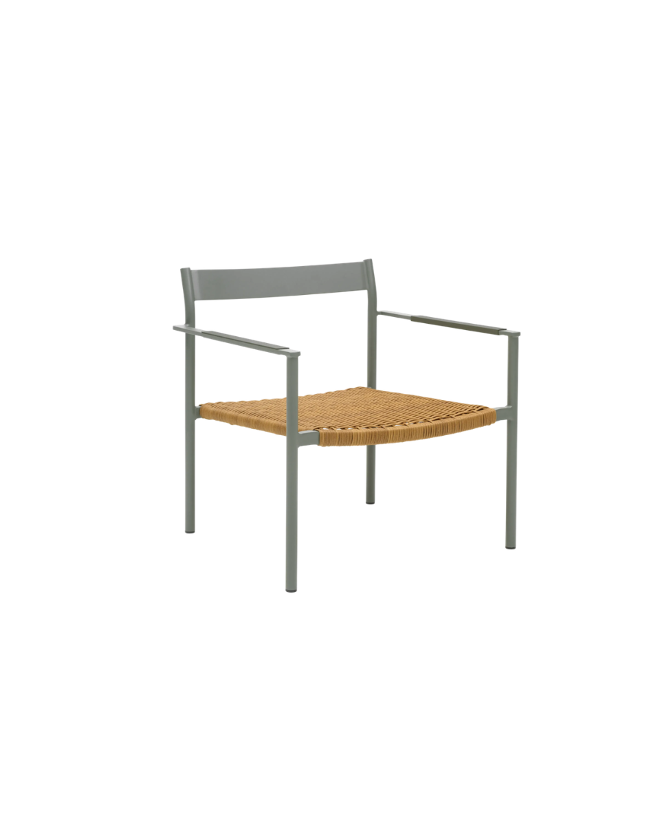 Sillón DK exterior de aluminio mimbre Brafab