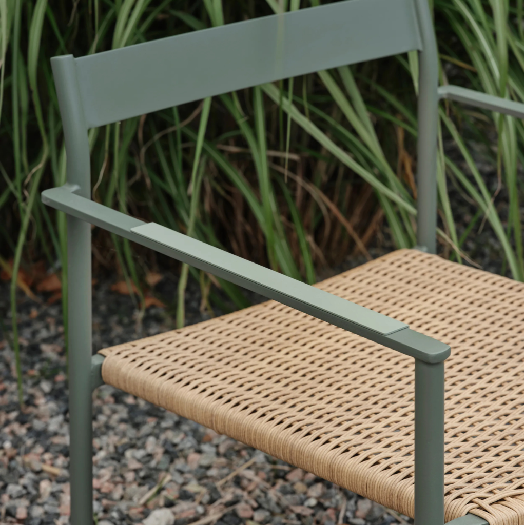 Sillón DK exterior de aluminio mimbre Brafab