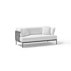 Sofá Legacy Woven para exterior de aluminio Point (1)